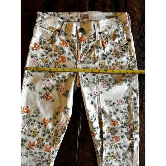 Anthropologie Citizens of Humanity Thompson Medium Rise skinny floral Jeans - Picture 4 of 16